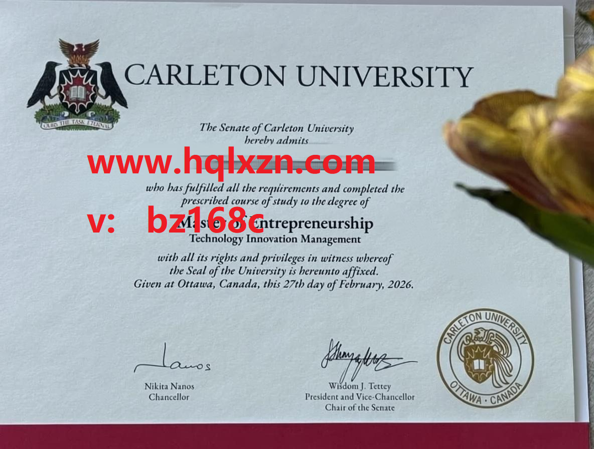 丢失加拿大Carleton University文凭线上2026补办卡尔顿大学毕业证 loading=