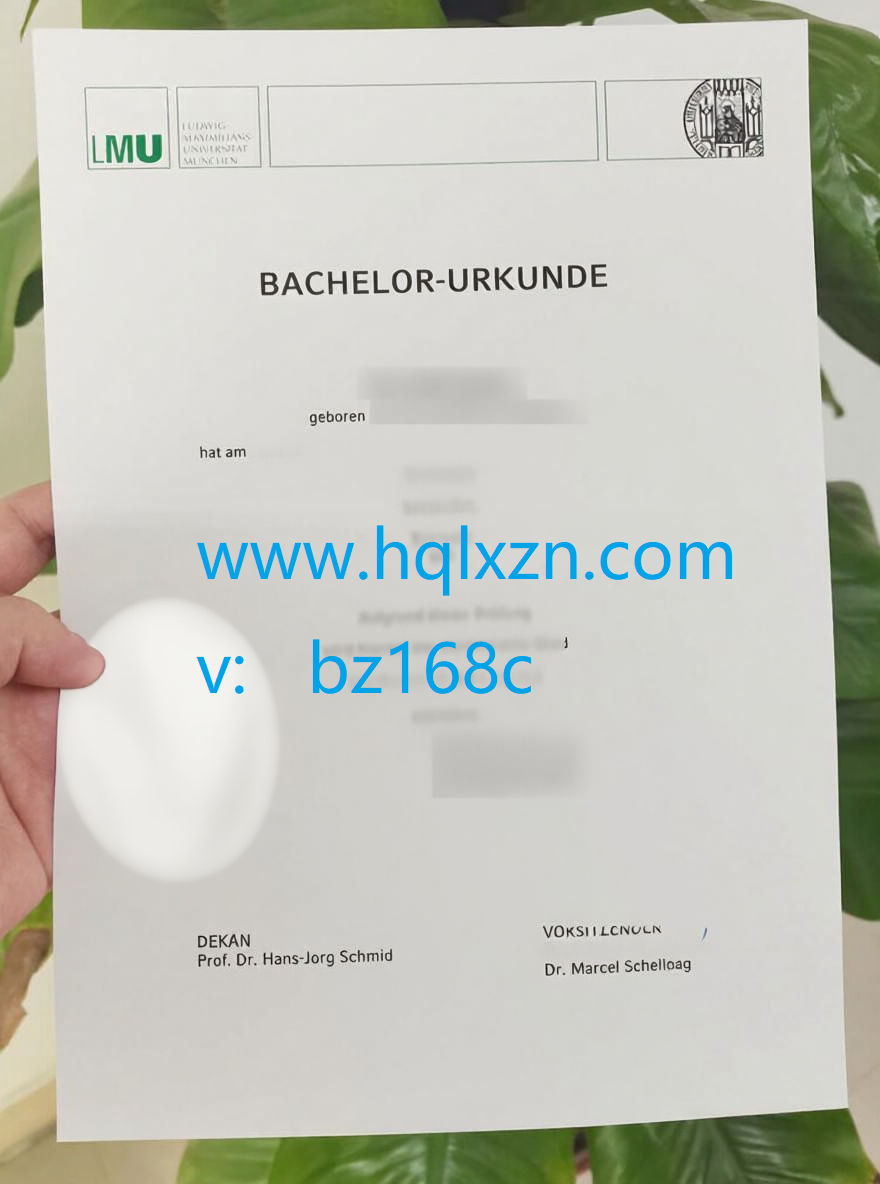 《慕尼黑大学毕业证购买》全网手工定制+100%原版1:1复刻 loading=