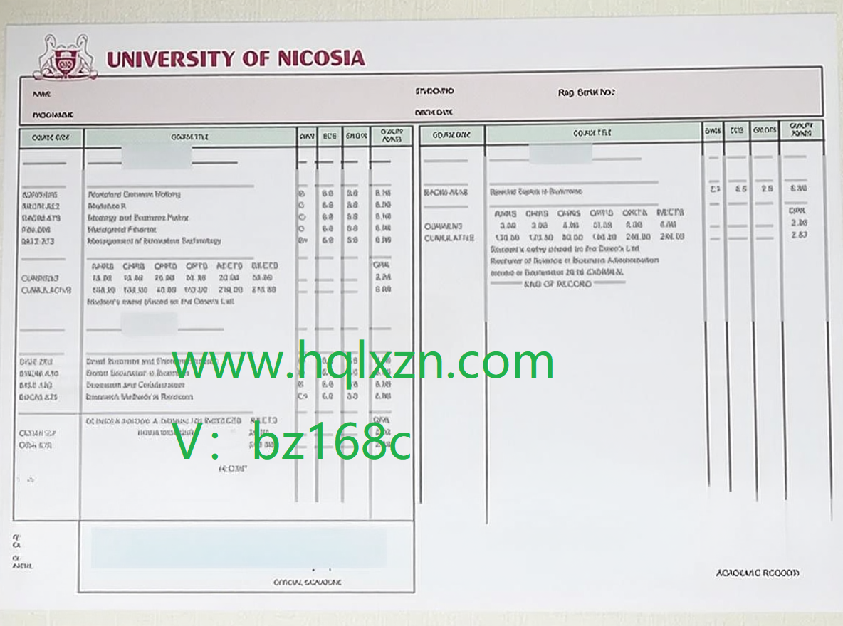 办理尼科西亚大学成绩单可选的10大特色专业是什么？How to apply for University of Nicosia transcripts？ loading=